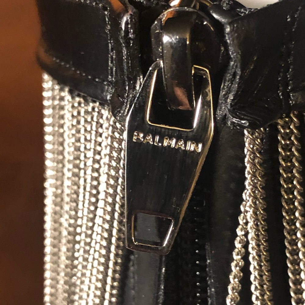 SOLD! Authentic Balmain Leather Booties - Picture 8 of 8